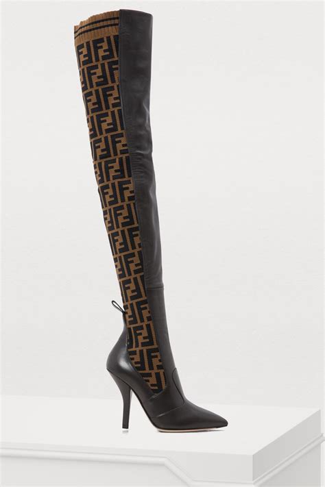 fendi girls boots|fendi high heel boots.